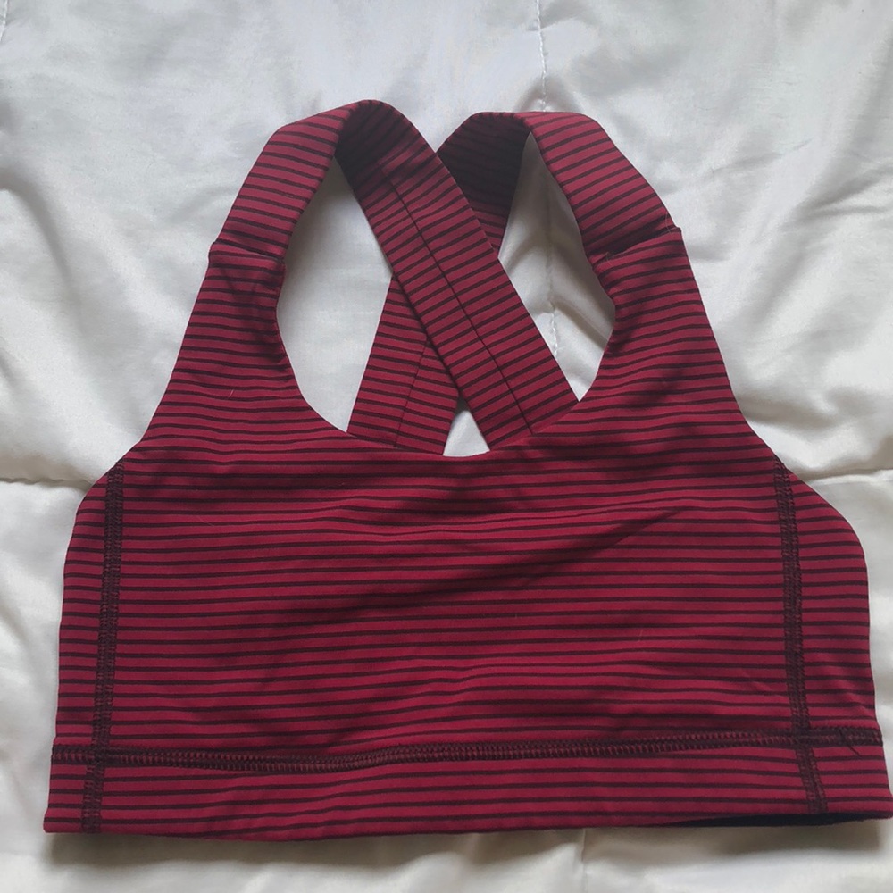 Cranberry Lulu lemon sports bra!
